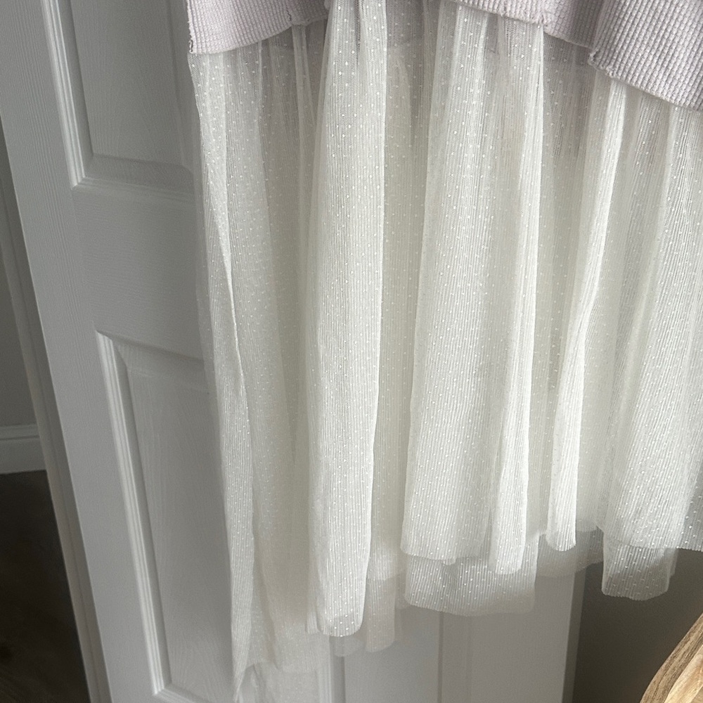 Free People Lavender and White Layered Top - Picture 4 of 6